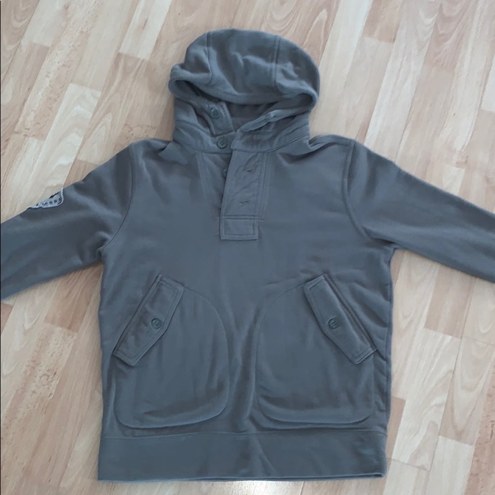 zara kids button up hoodie